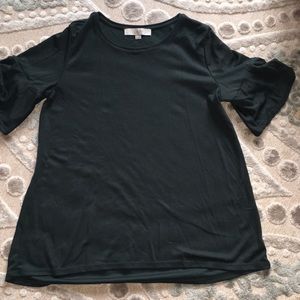 Forest green top from Loft